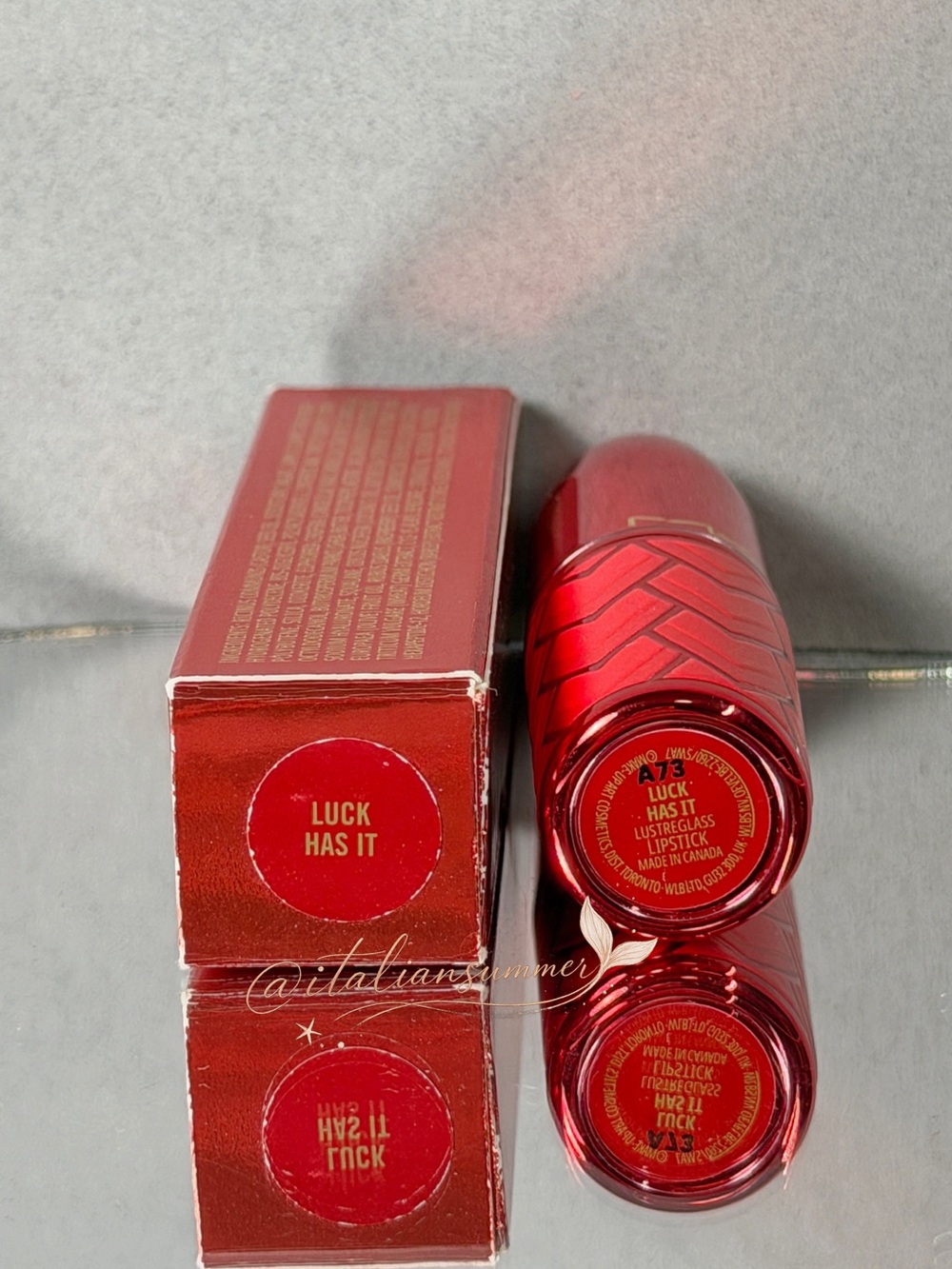 MAC Luck Has It Lustreglass Lipstick 2024 Lunar New Year Limited Edition BNIB - Picture 5 of 7